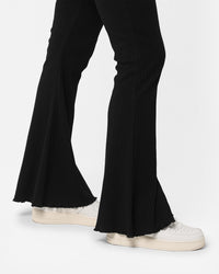 Nike Women's Sportswear Ribbed Jersey Pants Black/White