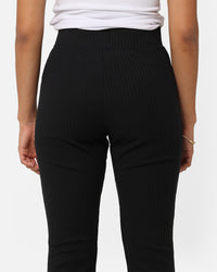 Nike Women's Sportswear Ribbed Jersey Pants Black/White