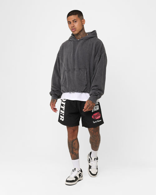 Loiter Speedway Walk Shorts Black