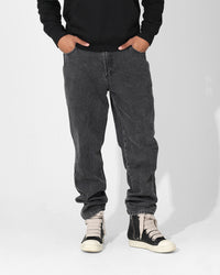 Saint Morta Empire Relaxed Jeans Black Acidwash