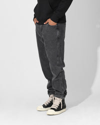Saint Morta Empire Relaxed Jeans Black Acidwash