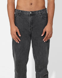 Saint Morta Empire Relaxed Jeans Black Acidwash