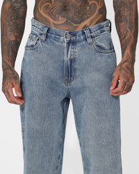 Saint Morta Empire Relaxed Jeans Blue Stonewash