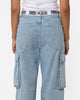 Tommy Jeans Women's Daisy Cargo Low Rise Jeans Denim Light 02