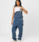 Tommy Jeans Women's Denim Dungaree Denim Medium