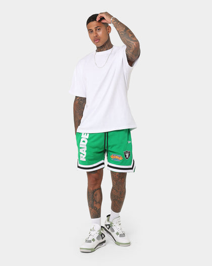 New Era Las Vegas Raiders 'Tropical Punch Script Pack' Mesh Shorts Lucky Green