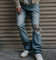 MNML B455 Flare Denim Pants Blue