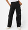 X-Girl Women's Denim Mixed Pants Black