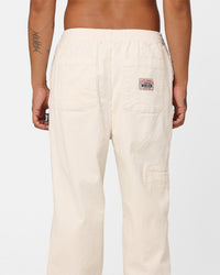 Stussy Workgear Beach Pants Washed White