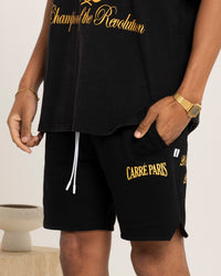 Carre Decade Sweat Shorts Black