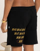 Carre Decade Sweat Shorts Black