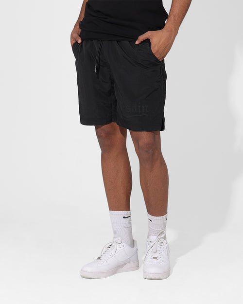 Saint Morta Westside Allstar Beach Shorts Black/Black