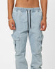 Carre Denim Base Cargo Jogger Superwash Blue