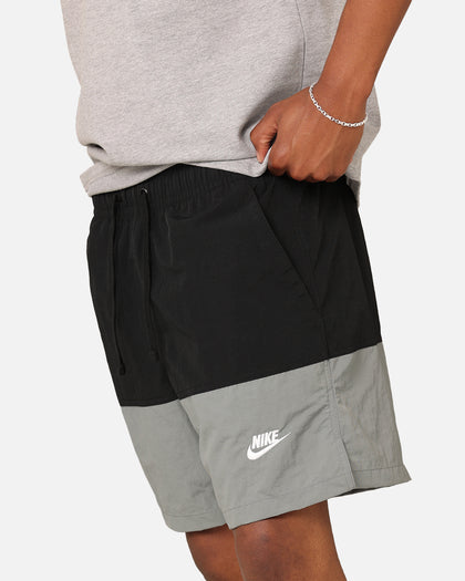 Nike Club+ Woven Colour-Blocked Shorts Black/Smoke Grey