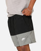 Nike Club+ Woven Colour-Blocked Shorts Black/Smoke Grey