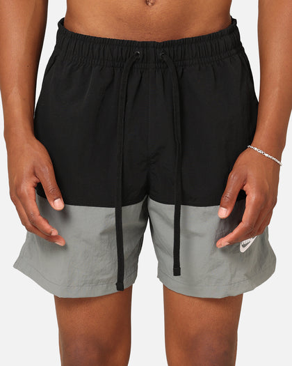 Nike Club+ Woven Colour-Blocked Shorts Black/Smoke Grey