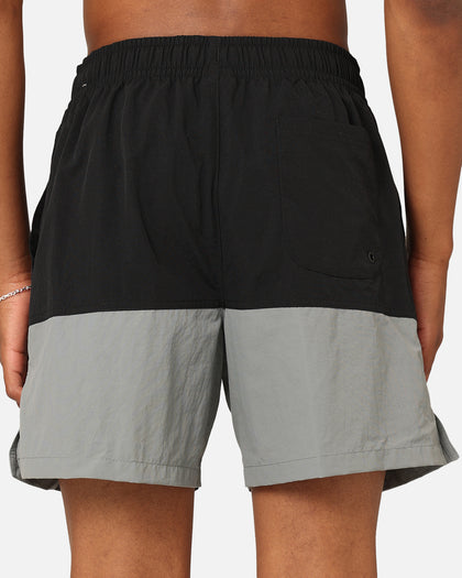 Nike Club+ Woven Colour-Blocked Shorts Black/Smoke Grey