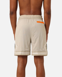 Jordan X Paris Saint-Germain Mesh Diamond Shorts Stone/Magma Orange