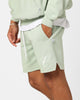Carre Capital C Terry Shorts Pistachio