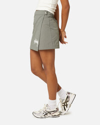 Stussy Women's Graffiti Wrap Skirt Olive