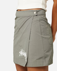 Stussy Women's Graffiti Wrap Skirt Olive