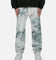 MNML V351 Art Baggy Denim Jeans Black/White