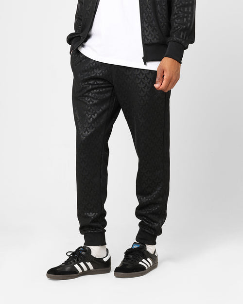 Adidas Adicolour Monogram Straight Track Pant Black