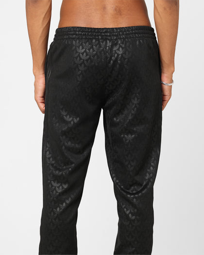 Adidas Adicolour Monogram Straight Track Pant Black