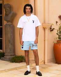 Playboy By Culture Kings Charlie Shorts Light Blue