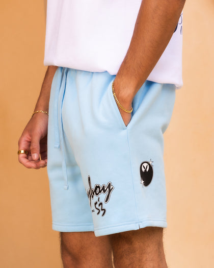 Playboy By Culture Kings Charlie Shorts Light Blue