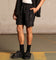 Saint Morta Skull And Bones Beach Shorts Black