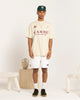 Carre Luxe Linen Shorts Off White