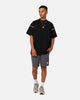 Carre Luxe Linen Shorts Grey