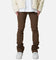 MNML X491 Convertible Skinny Denim Jeans Brown