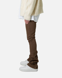 MNML X491 Convertible Skinny Denim Jeans Brown