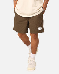 Stussy Designs Dice Beach Shorts Dusty Green