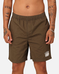 Stussy Designs Dice Beach Shorts Dusty Green
