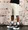 Saint Morta Skull And Bones Denim Shorts Off White