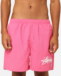 Stussy Big Stock Water Shorts Pink
