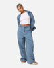 Adidas X KSENIASCHNAIDER Women's 3-Stripe Jeans Light Denim