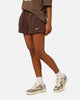 Nike Women's Sportswear Phoenix Fleece High Rise Shorts Baroque Brown/Sail