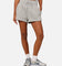 Nike Women's Sportswear Phoenix Fleece High Rise Shorts Dark Grey Heather