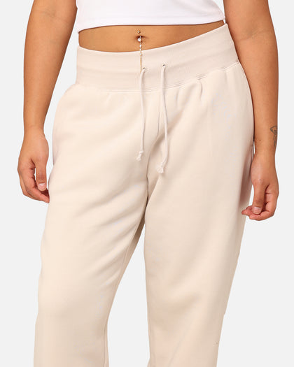 Nike Women's Sportswear Phoenix Fleece Oversized Logo Sweatpants Light Orewood Brown