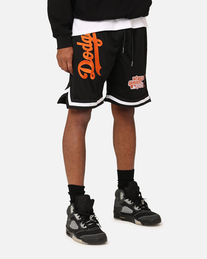 New Era Los Angeles Dodgers 'Scary Nights' Mesh Shorts Black/Orange
