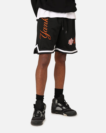 New Era New York Yankees 'Scary Nights' Mesh Shorts Black/Orange