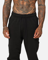 Jordan Flight MVP Fleece Pants Black/Dune Red