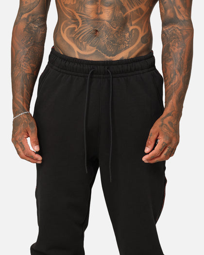 Jordan Flight MVP Fleece Pants Black/Dune Red