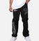 X-Large Graffiti Denim Jeans Black