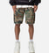 MNML Distressed Cargo Shorts Camo