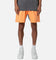 MNML Contrast Paneled Sweatshorts Orange
